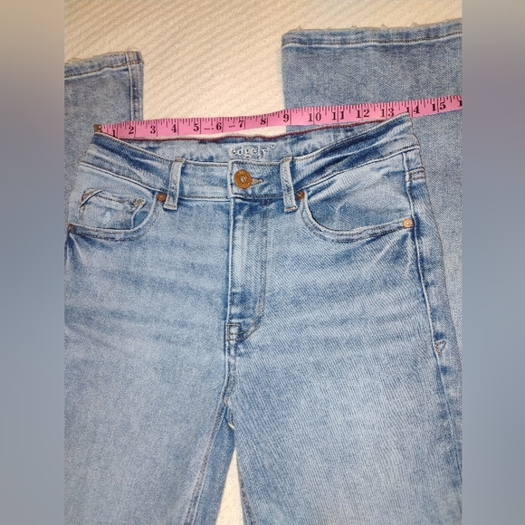 Edgely by Maurice's High Rise Flare Leg Jeans Women's 6 Short - Picture 4 of 10